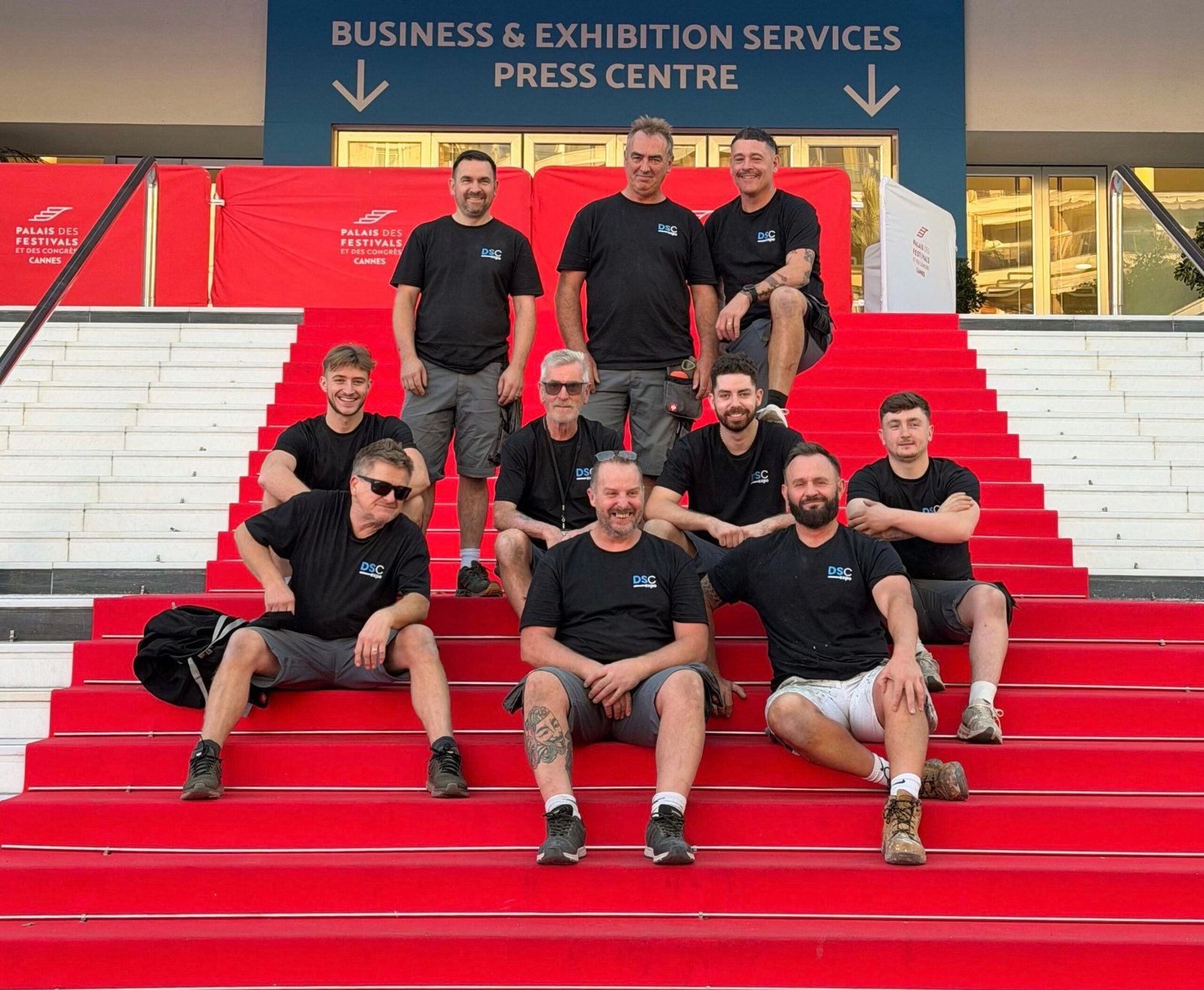 DSC team at Cannes exhibition